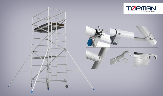 AlUMINIUM MOBILE  WIDE SCAFFOLDING